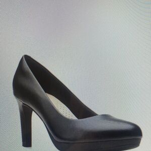 Clarks Classic Black Heels
